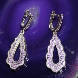 Amethyst 925 Solid Sterling Silver Earrings